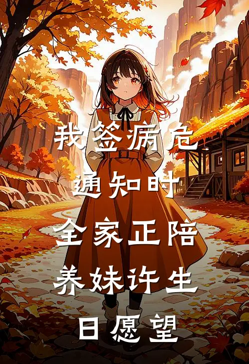 我签病危通知时，全家正陪养妹许生日愿望