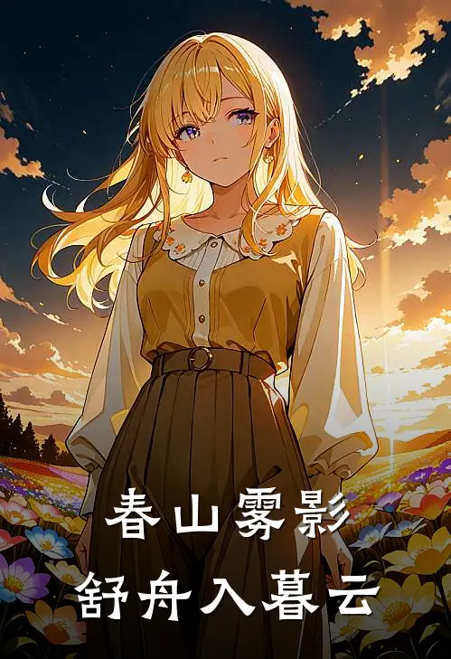 春山雾影，舒舟入暮云