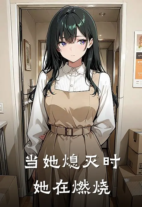 当她熄灭时，她在燃烧