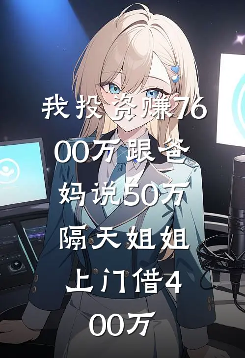 我投资赚7600万跟爸妈说50万，隔天姐姐上门借400万