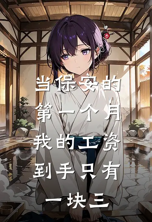 当保安的第一个月，我的工资到手只有一块三