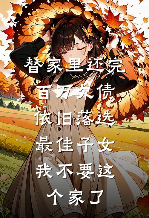 替家里还完百万欠债依旧落选最佳子女，我不要这个家了