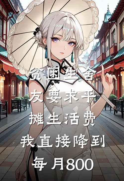 贫困生舍友要求平摊生活费，我直接降到每月800