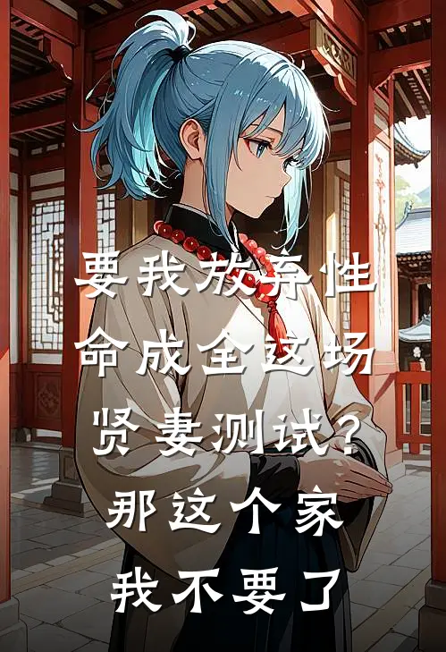 要我放弃性命成全这场贤妻测试？那这个家我不要了