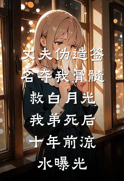 丈夫伪造签名夺我骨髓救白月光，我弟死后，十年前流水曝光