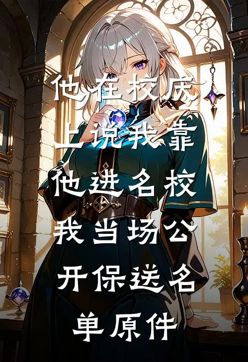 他在校庆上说我靠他进名校，我当场公开保送名单原件