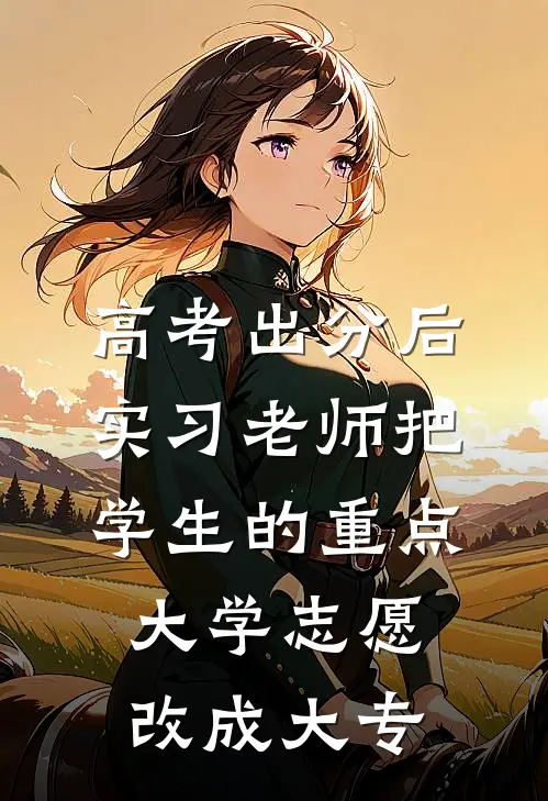 高考出分后，实习老师把学生的重点大学志愿改成大专