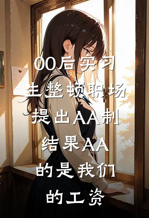 00后实习生整顿职场提出AA制，结果AA的是我们的工资