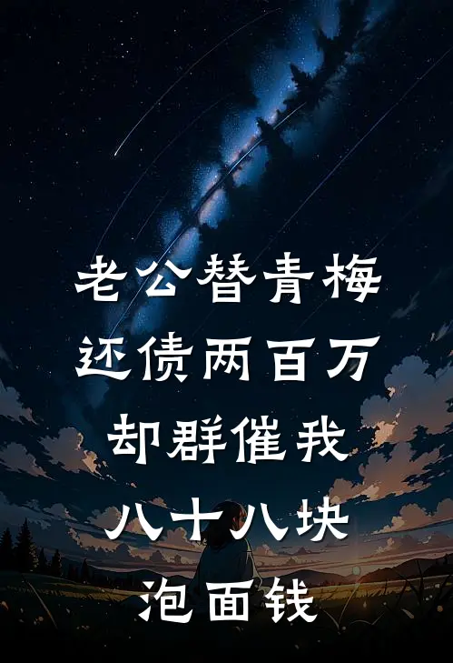 老公替青梅还债两百万，却群催我八十八块泡面钱