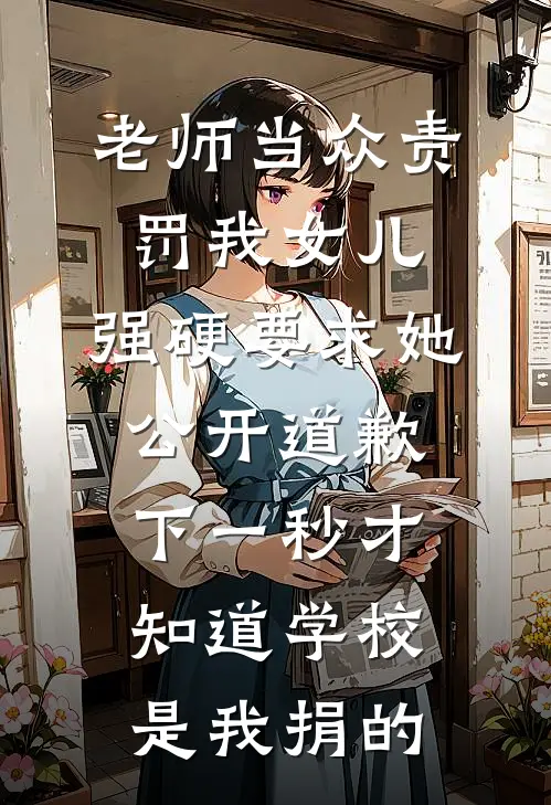 老师当众责罚我女儿，强硬要求她公开道歉，下一秒才知道学校是我捐的