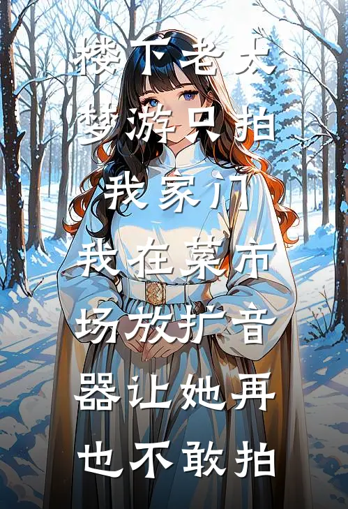 楼下老太梦游只拍我家门，我在菜市场放扩音器让她再也不敢拍