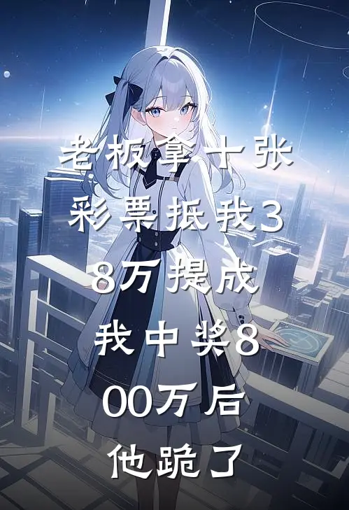 老板拿十张彩票抵我38万提成，我中奖800万后他跪了