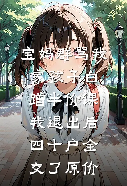 宝妈群骂我家孩子白蹭半价课，我退出后四十户全交了原价