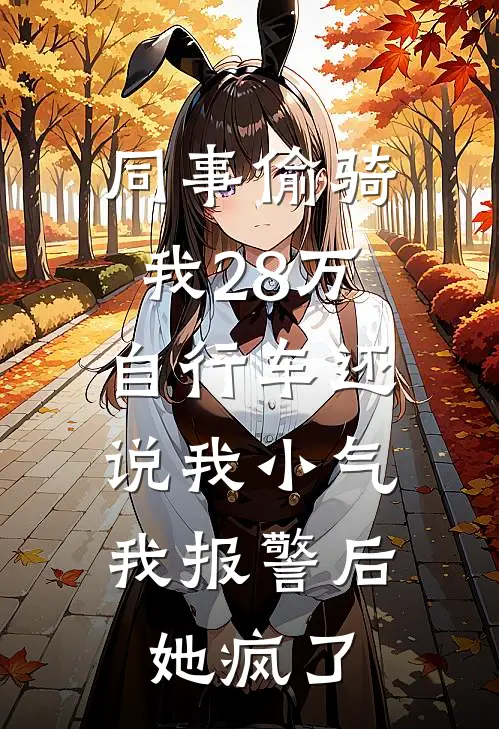 同事偷骑我28万自行车还说我小气，我报警后她疯了