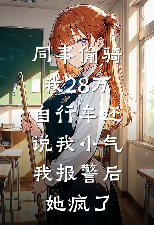 同事偷骑我28万自行车还说我小气，我报警后她疯了