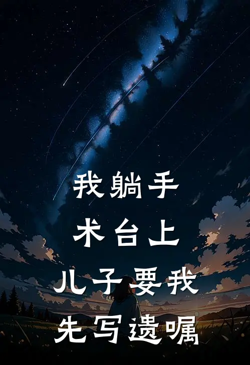 我躺手术台上，儿子要我先写遗嘱