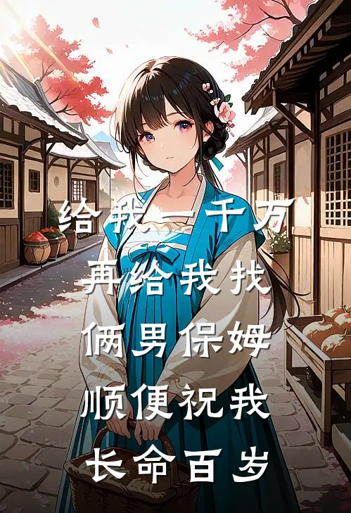 给我一千万再给我找俩男保姆，顺便祝我长命百岁