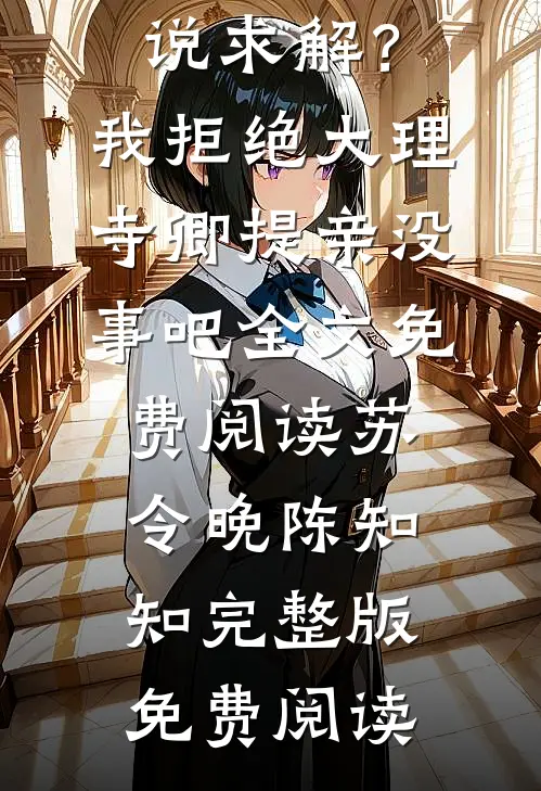 畅销小说求解?我拒绝大理寺卿提亲没事吧
