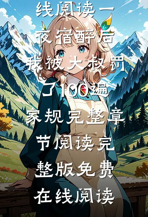 一夜宿醉后,我被大叔罚了100遍家规完整章节阅读