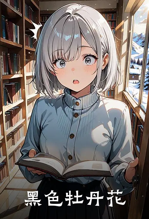 黑色牡丹花