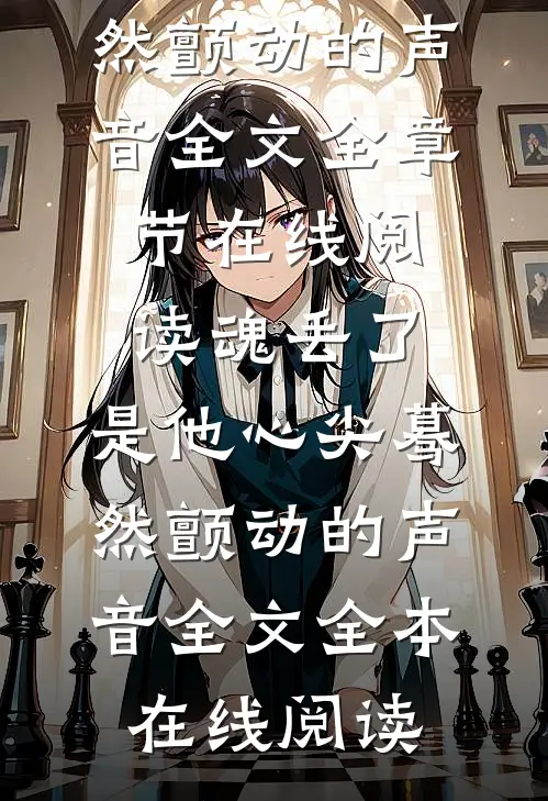 魂丢了,是他心尖蓦然颤动的声音全文