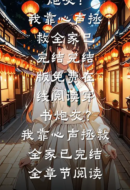 穿书炮灰?我靠心声拯救全家已完结