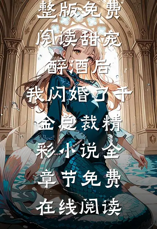 甜宠:醉酒后,我闪婚了千金总裁精彩小说