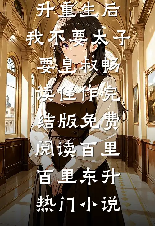 重生后,我不要太子要皇叔畅读佳作