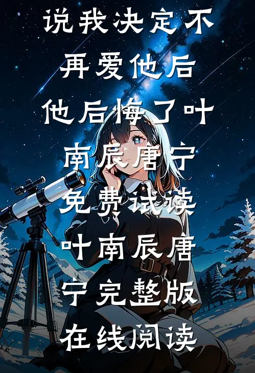 小说我决定不再爱他后,他后悔了(叶南辰唐宁)