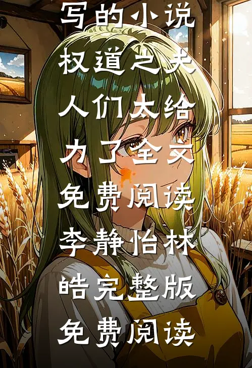 李静怡林皓写的小说权道之夫人们太给力了