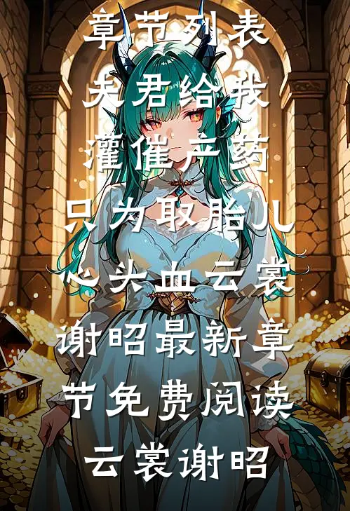 夫君给我灌催产药,只为取胎儿心头血云裳谢昭最新章节免费阅读
