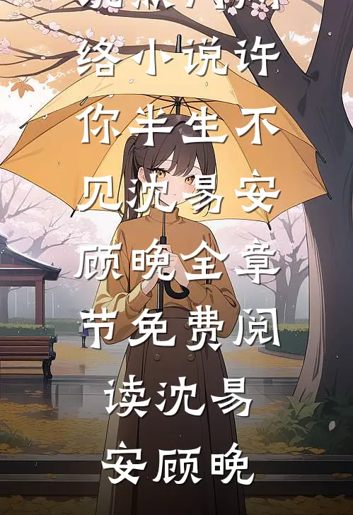 许你半生不见沈易安顾晚全章节免费阅读