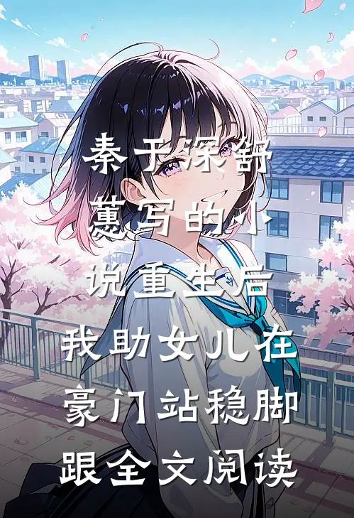 秦于深舒蕙写的小说重生后,我助女儿在豪门站稳脚跟全文阅读
