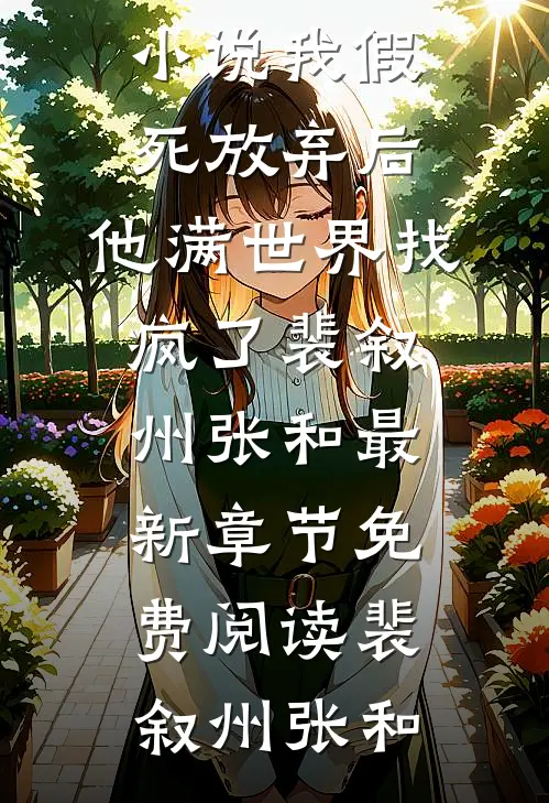 我假死放弃后,他满世界找疯了裴叙州张和最新章节免费阅读