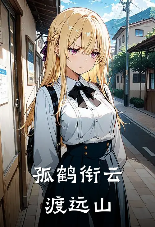 孤鹤衔云渡远山