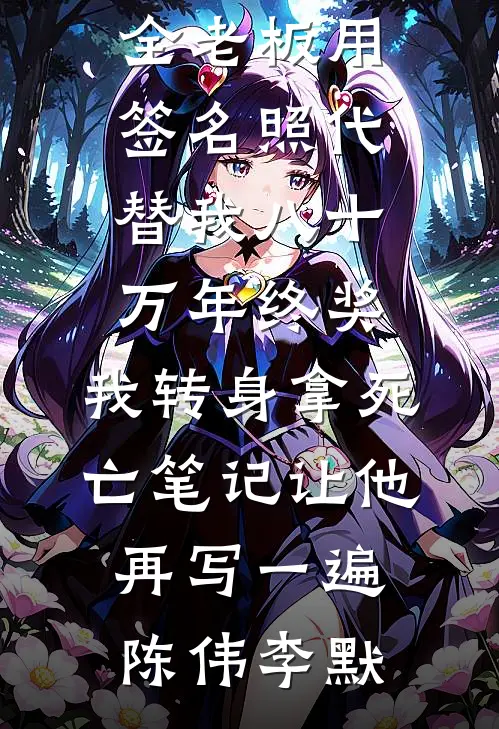 老板用签名照代替我八十万年终奖,我转身拿死亡笔记让他再写一遍