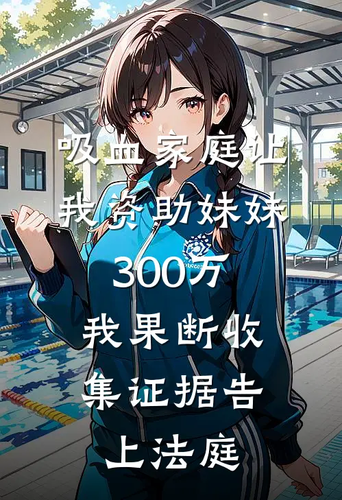 吸血家庭让我资助妹妹300万,我果断收集证据告上法庭
