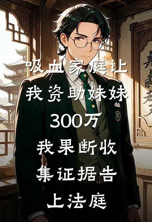 吸血家庭让我资助妹妹300万,我果断收集证据告上法庭