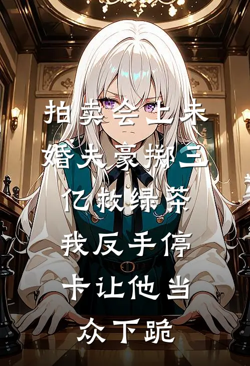 拍卖会上未婚夫豪掷三亿救绿茶,我反手停卡让他当众下跪