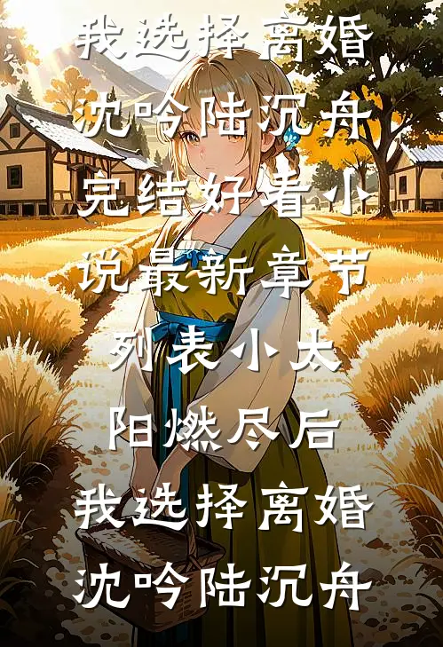 小太阳燃尽后,我选择离婚