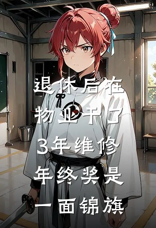 退休后在物业干了3年维修,年终奖是一面锦旗