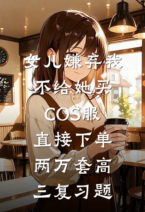 女儿嫌弃我不给她买COS服,直接下单两万套高三复习题