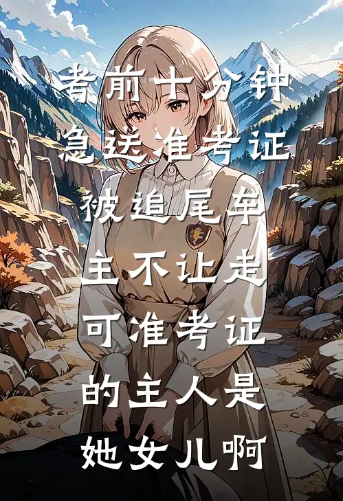 考前十分钟急送准考证被追尾车主不让走，可准考证的主人是她女儿啊