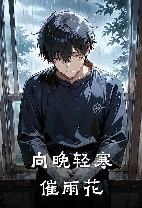 向晚轻寒,催雨花