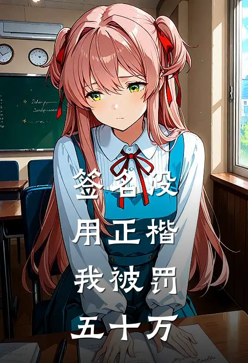 签名没用正楷,我被罚五十万