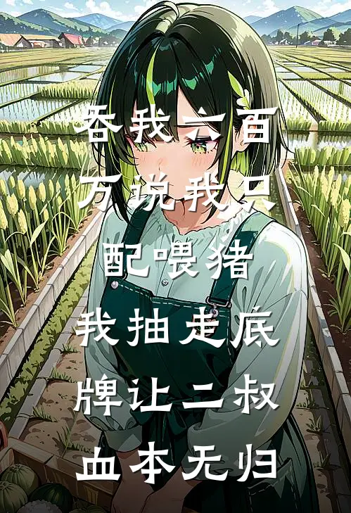 吞我六百万说我只配喂猪,我抽走底牌让二叔血本无归