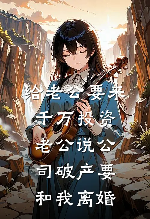 给老公要来千万投资,老公说公司破产要和我离婚