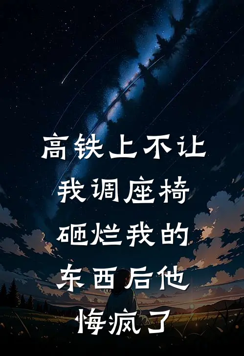 高铁上不让我调座椅,砸烂我的东西后他悔疯了