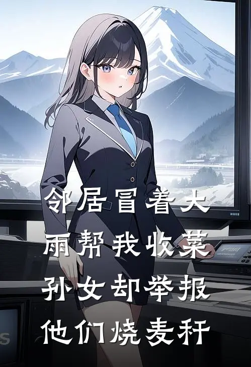 邻居冒着大雨帮我收菜,孙女却举报他们烧麦秆