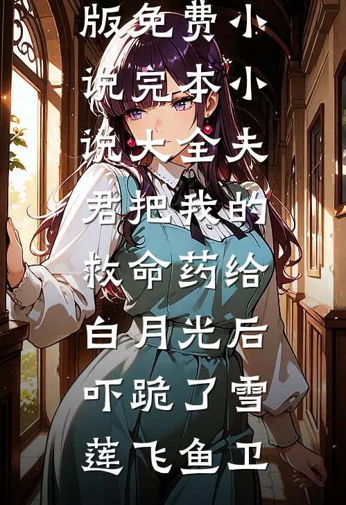 夫君把我的救命药给白月光后,吓跪了